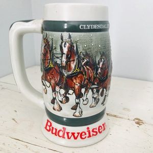 Vintage 80’s Budweiser Beer Stein